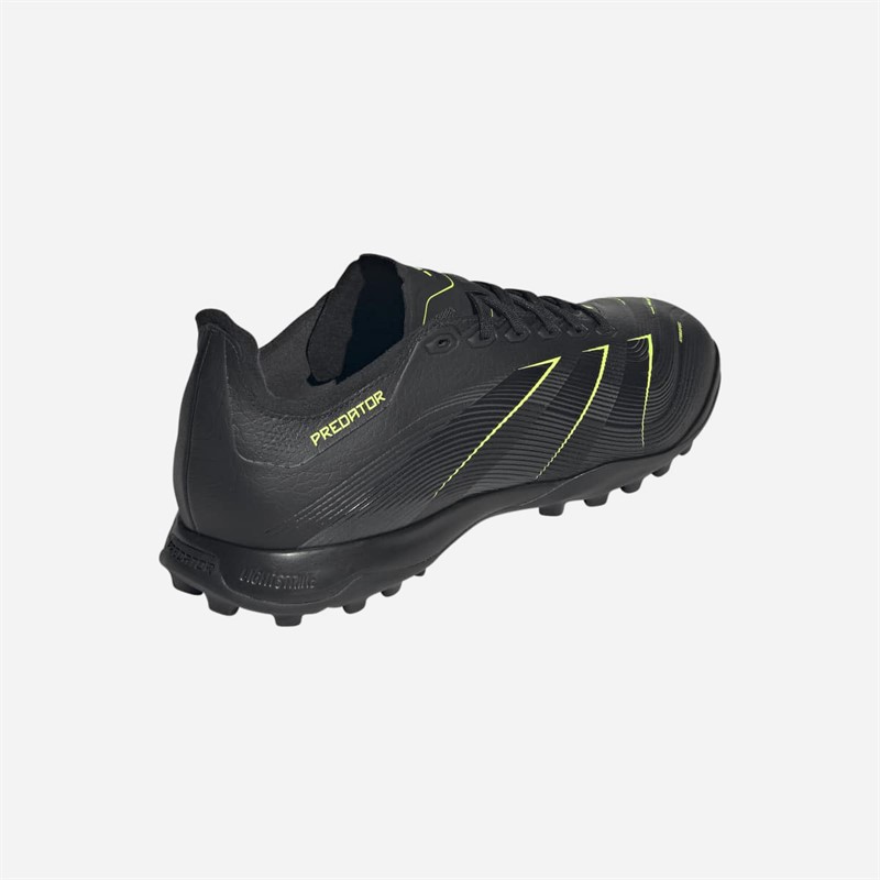 adidas Mens Predator League Electric Stealth Pack TF Astro Football Boots Core Black/Carbon/Lucid Lemon
