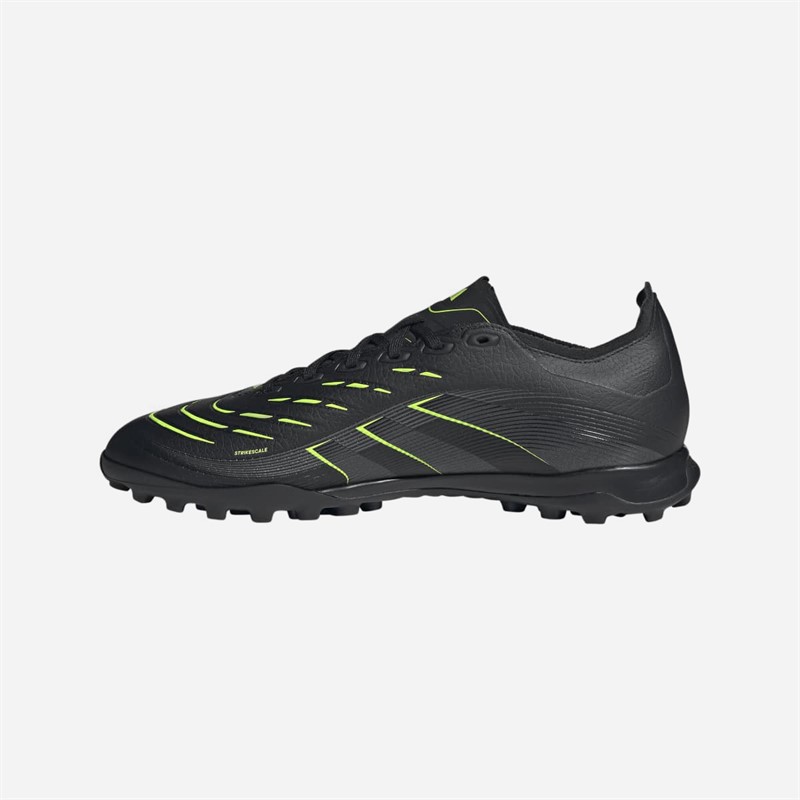 adidas Mens Predator League Electric Stealth Pack TF Astro Football Boots Core Black/Carbon/Lucid Lemon
