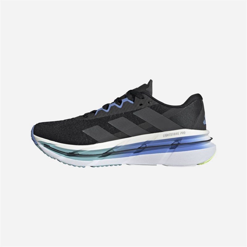 adidas Mens Adistar BYD Neutral Running Shoes Core Black/Grey Five/Blue Fusion