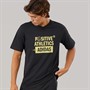 adidas Mens Lounge Verbiage Graphic T-Shirt Black