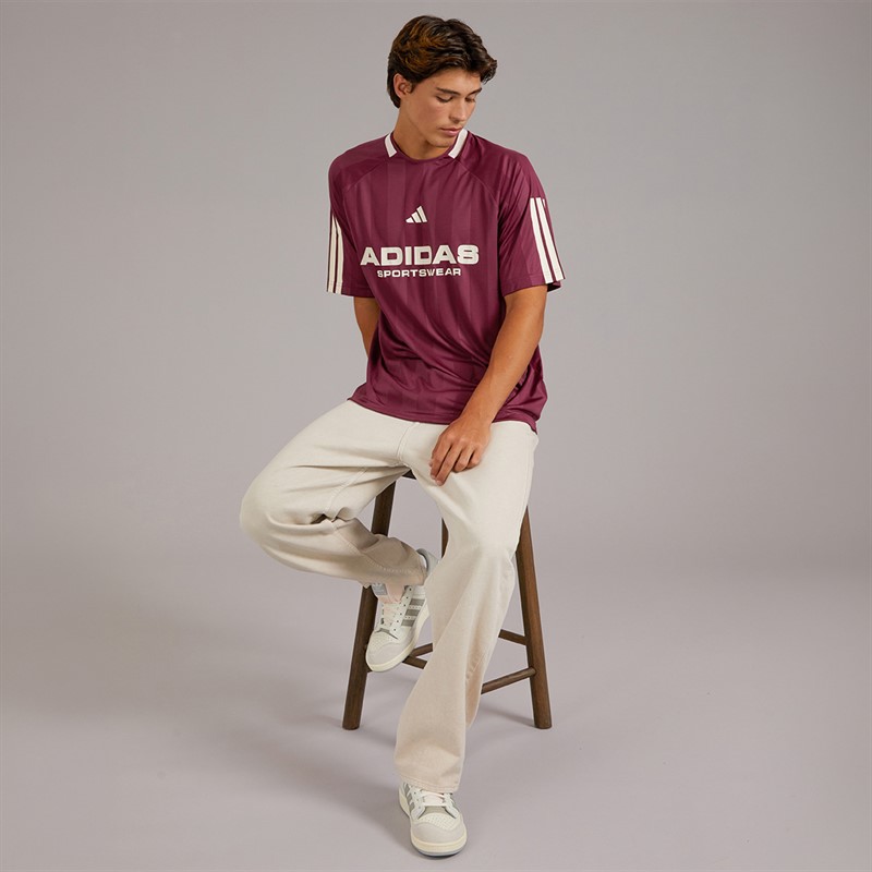 adidas Mens House Of Tiro Nations Pack T-Shirt Victory Crimson/Putty Mauve