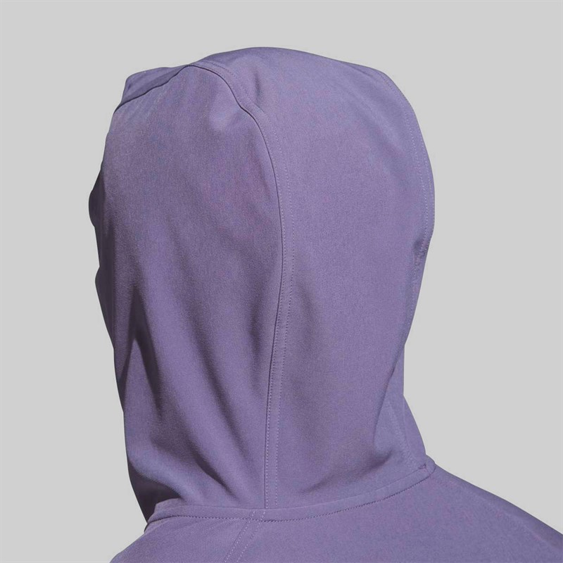 adidas Mens Go To Full Zip Golf Windbreaker Preloved Violet