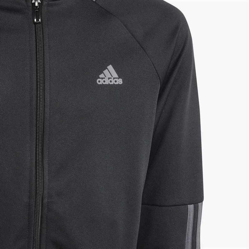 adidas Junior Boys Sereno Tracksuit Black/Grey Six
