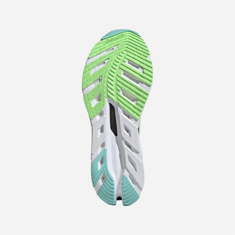 adidas Womens Adistar BYD Neutral Running Shoes Halo Mint/Lime Burst/Flash Aqua