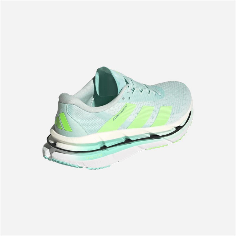 adidas Womens Adistar BYD Neutral Running Shoes Halo Mint/Lime Burst/Flash Aqua