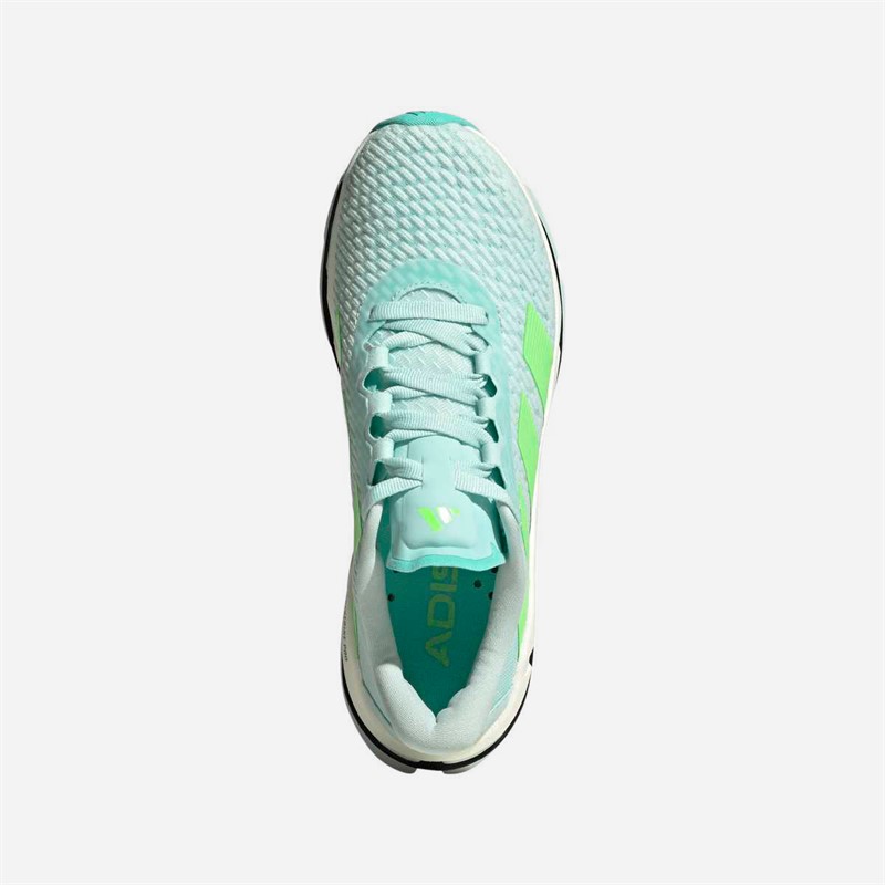 adidas Womens Adistar BYD Neutral Running Shoes Halo Mint/Lime Burst/Flash Aqua
