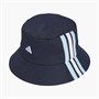 adidas 3 Stripes Sportswear Bucket Hat Night Navy/White/Icey Blue