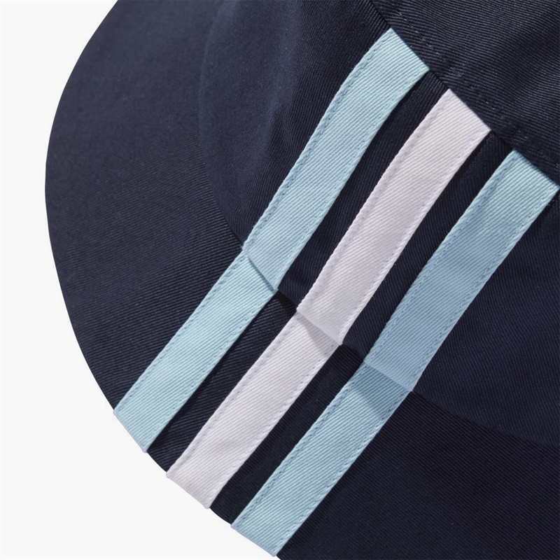 adidas 3 Stripes Sportswear Bucket Hat Night Navy/White/Icey Blue