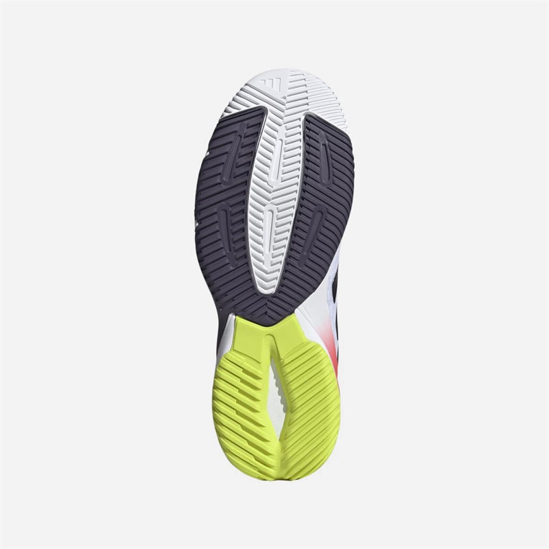 adidas Mens Crazyflight 6 Indoor Court Shoes Cloud White/Aurora Met/Semi Lucid Red