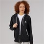 adidas Womens Essentials Colour Pop Full Zip Hoodie Black