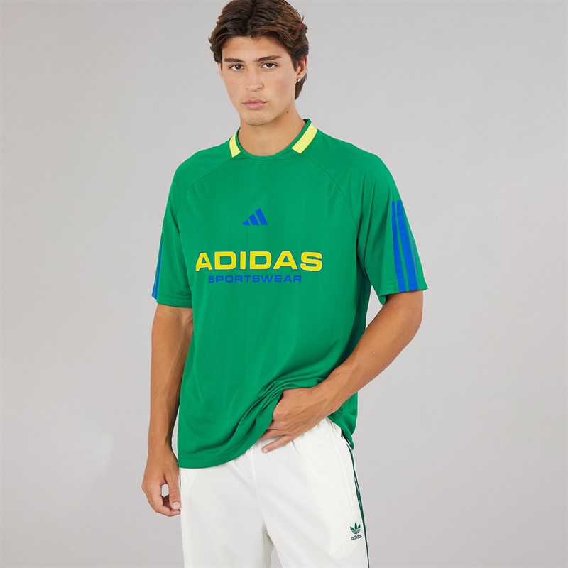 adidas Mens House Of Tiro Nations Pack T-Shirt Bold Green