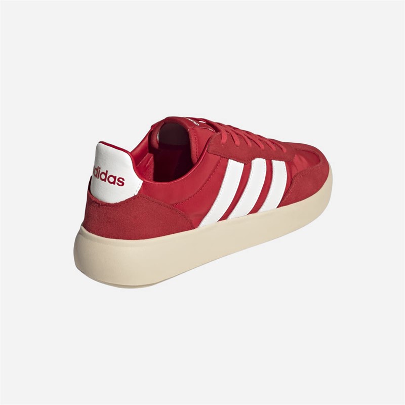 adidas Mens Barreda Decode Trainers Better Scarlet/Off White/Pure Ruby