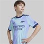 adidas Junior Boys AFC Arsenal FC 24/25 Third Jersey Clear Aqua/Light Flash Purple