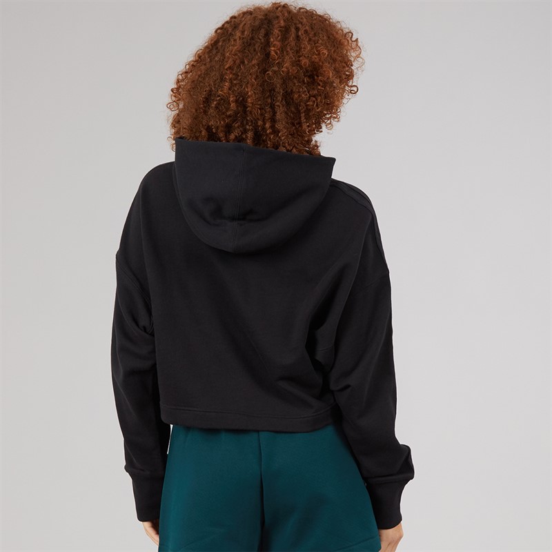 adidas Womens All SZN 3-Stripes Hoodie Black