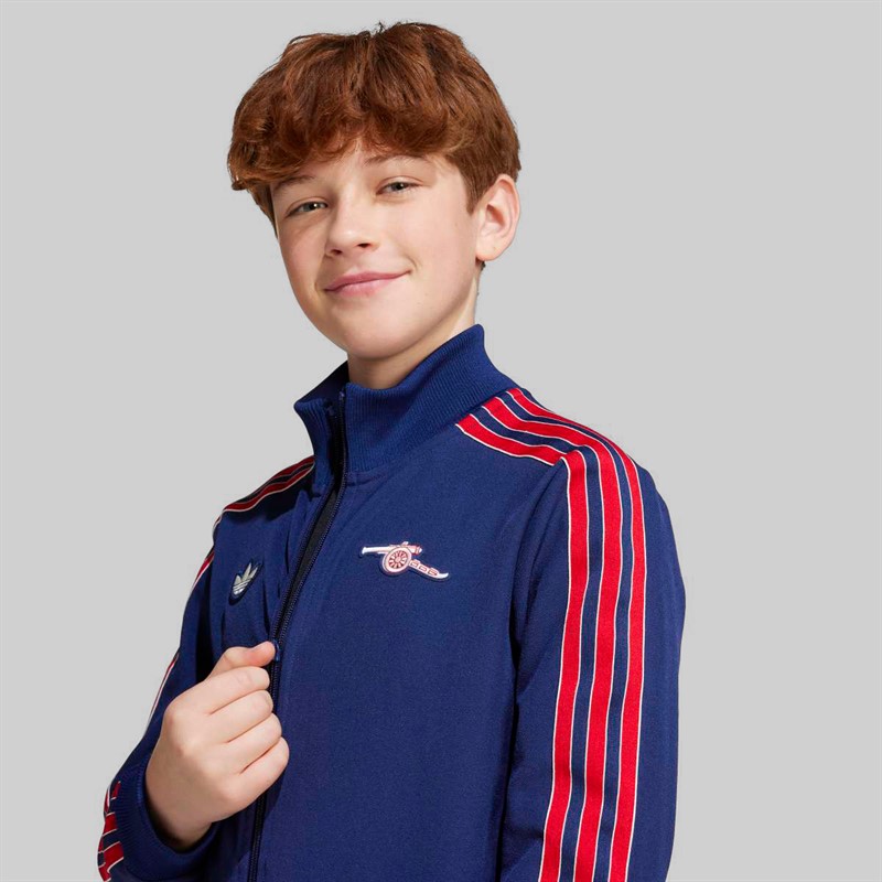 adidas Junior Boys AFC Arsenal FC Terrace Icons Track Top Night Sky