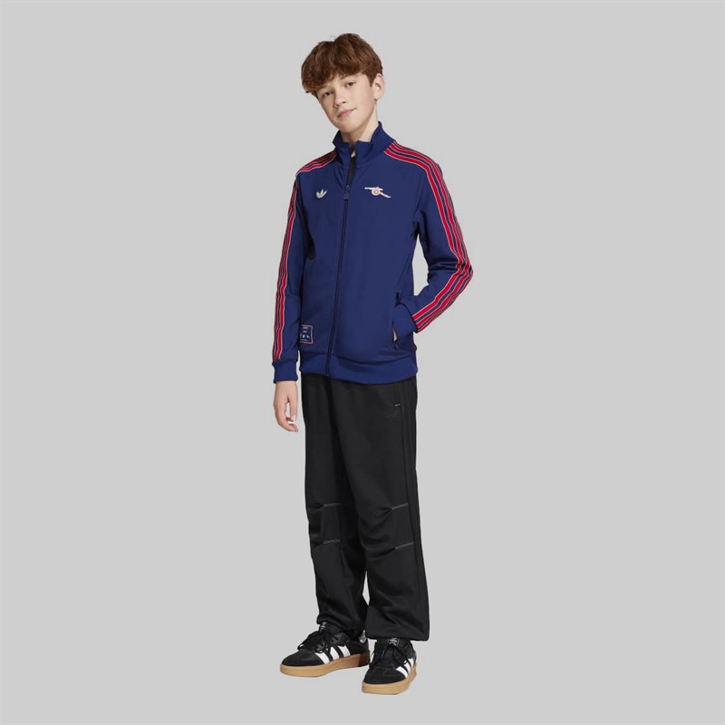 adidas Junior Boys AFC Arsenal FC Terrace Icons Track Top Night Sky