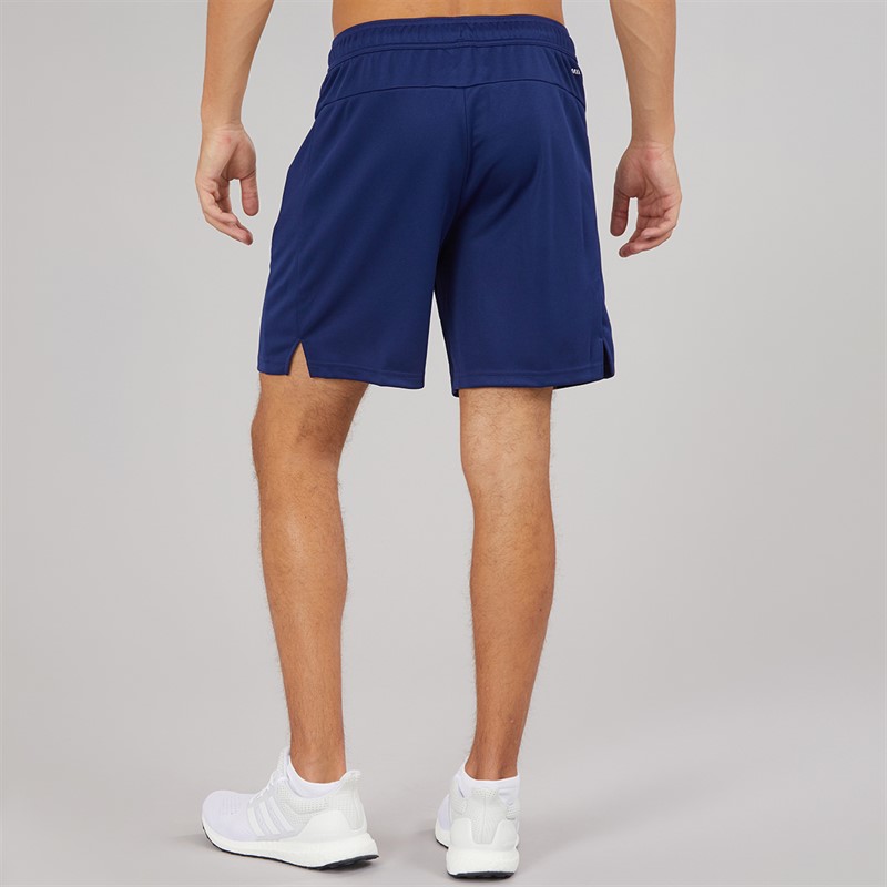 adidas Mens Train Essentials All Set Training Shorts Dark Blue/White