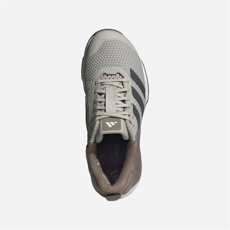 adidas Womens Dropset 3 Training Shoes Beige/Grey Strata/Powder Plum