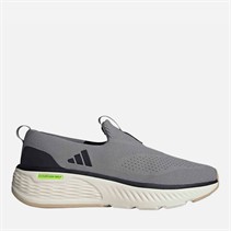 adidas Mens Cloudfoam Go Lounger Slip On Trainers Grey Three/Core Black/Off White