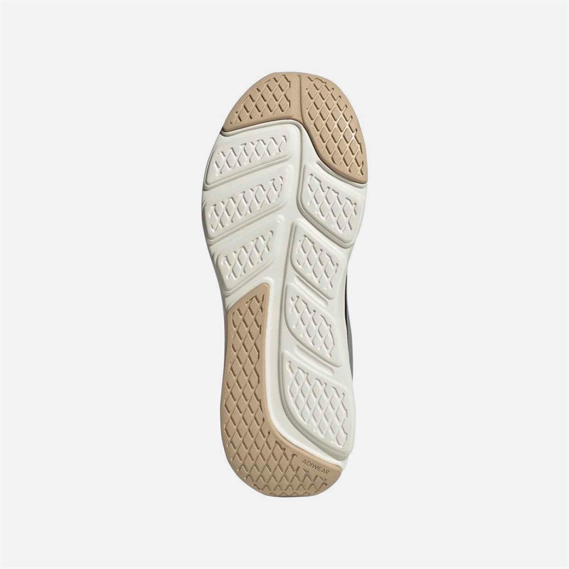 adidas Mens Cloudfoam Go Lounger Slip On Trainers Grey Three/Core Black/Off White