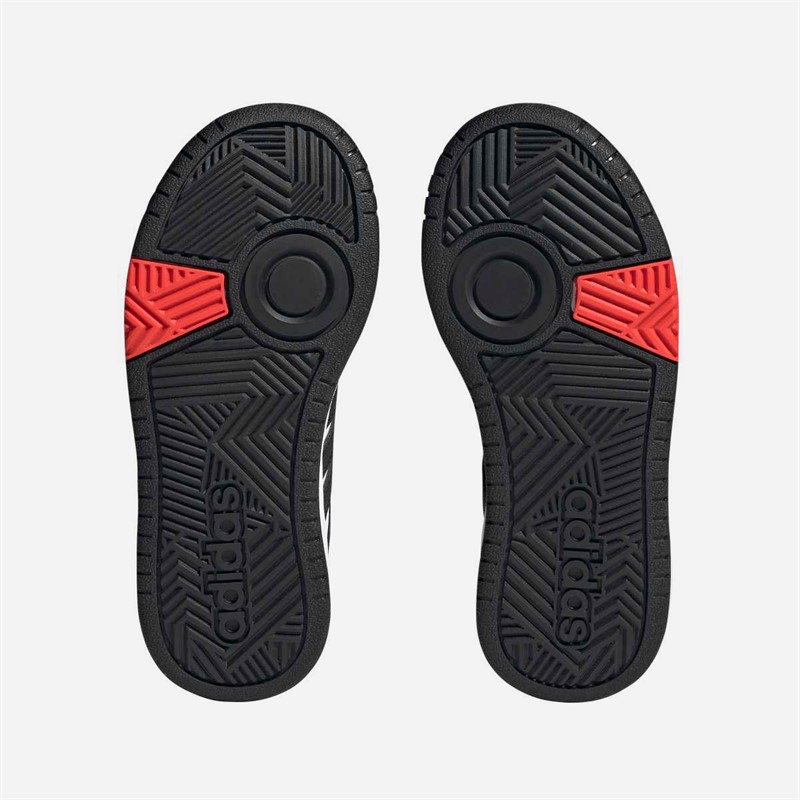 adidas Junior Hoops 3.0 Trainers Cloud White/Core Black/Bright Red