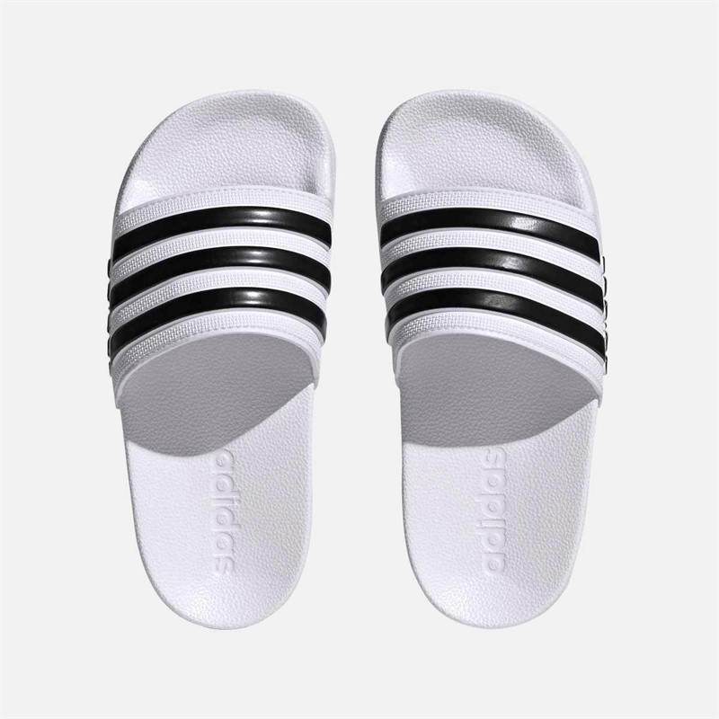 adidas Junior Adilette Shower Sliders Cloud White/Core Black/Core Black