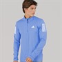 adidas Mens Own The Run Half Zip Running Top Blue Fusion