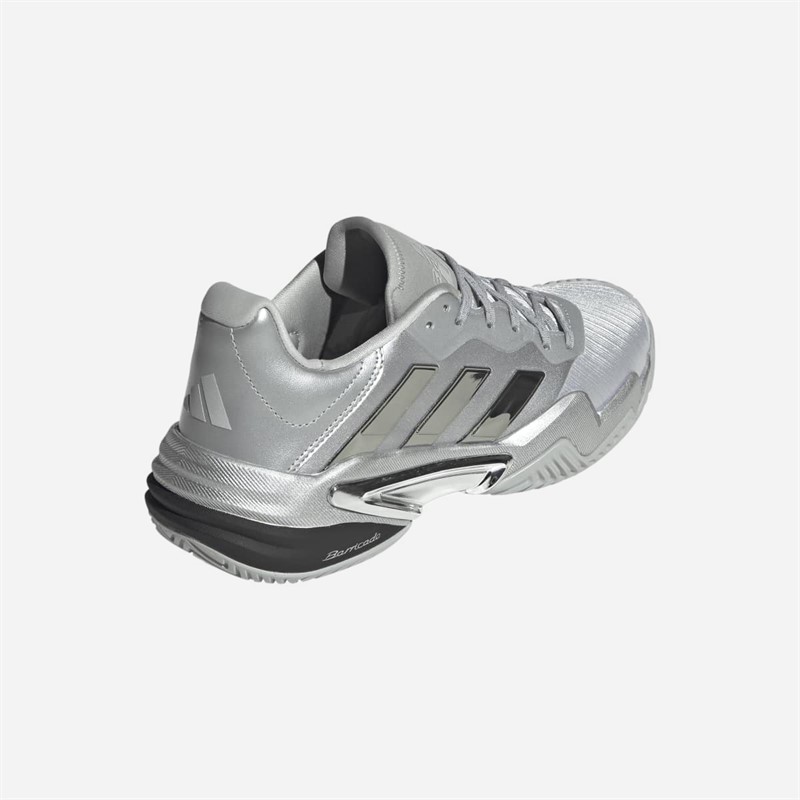 adidas Mens Barricade 13 Silver Edition Tennis Shoes Silver Metallic/Silver Metallic/Dash Grey
