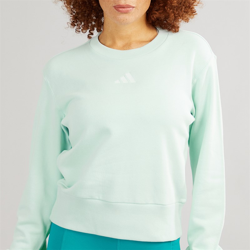 adidas Womens All SZN Sweatshirt Halo Mint