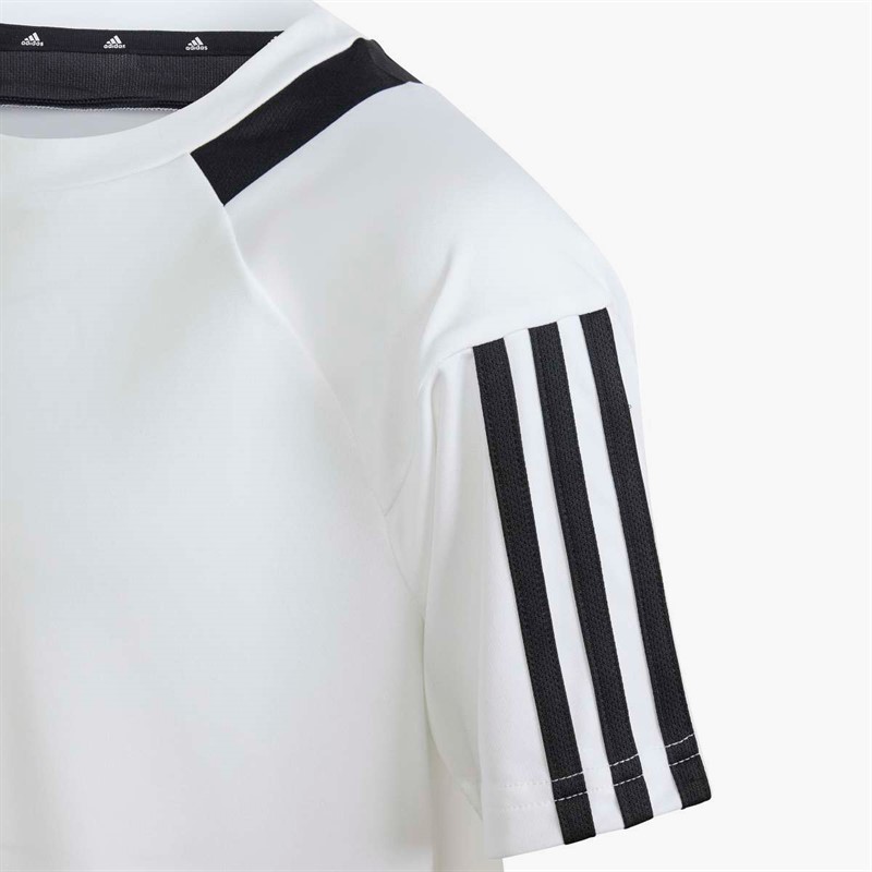 adidas Boys Sereno T-Shirt White/Black