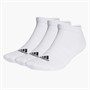 adidas Sportswear Cushioned Three Pack Low Cut Ankle Socks White/Black