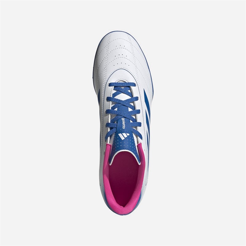 adidas Mens Goletto IX TF Astro Football Boots Cloud White/Bright Royal/Team Shock Pink 2