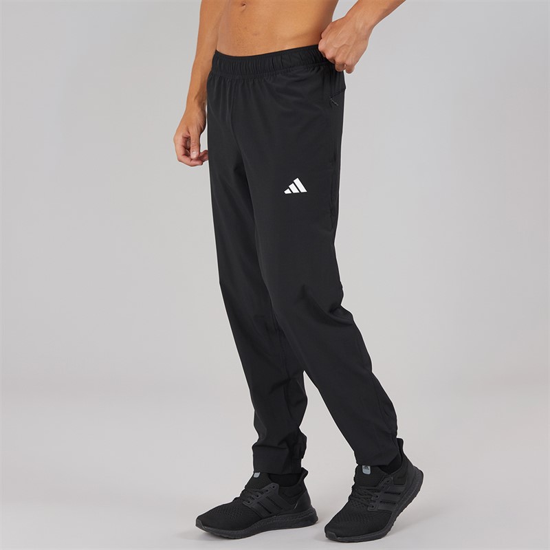 adidas Mens Train Essentials Track Pants Black/White