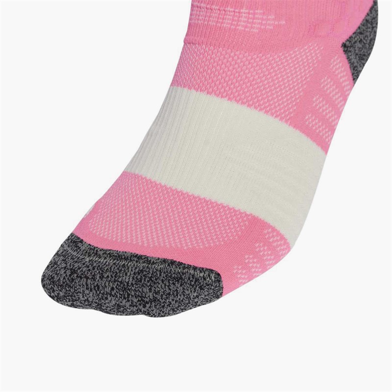 adidas Runxboost Cushioned Running Crew Socks Lucid Pink/Orbit Grey