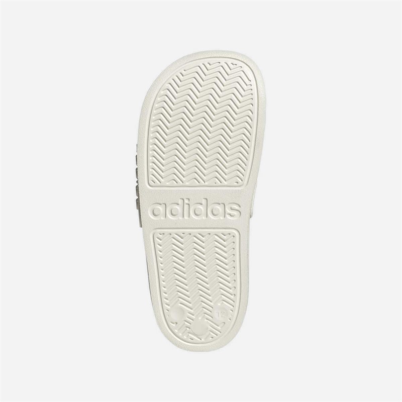 adidas Junior Adilette Shower Sliders Off White/Bliss Lilac/Halo Mint