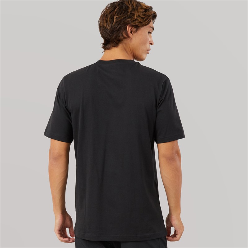 adidas Mens House Of Tiro Linear Graphic T-Shirt Black
