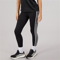 adidas Womens Train Essentials 3-Stripes High Waisted 7/8 Leggings Black
