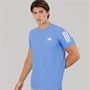 adidas Mens Own The Run Aeroready Running T-Shirt Blue Fusion