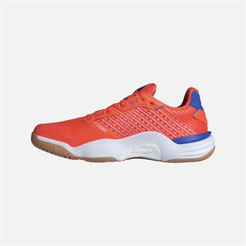 adidas Mens Stabil 16 Indoor Court Shoes Team Solar Orange/Zero Metalic/Bright Royal