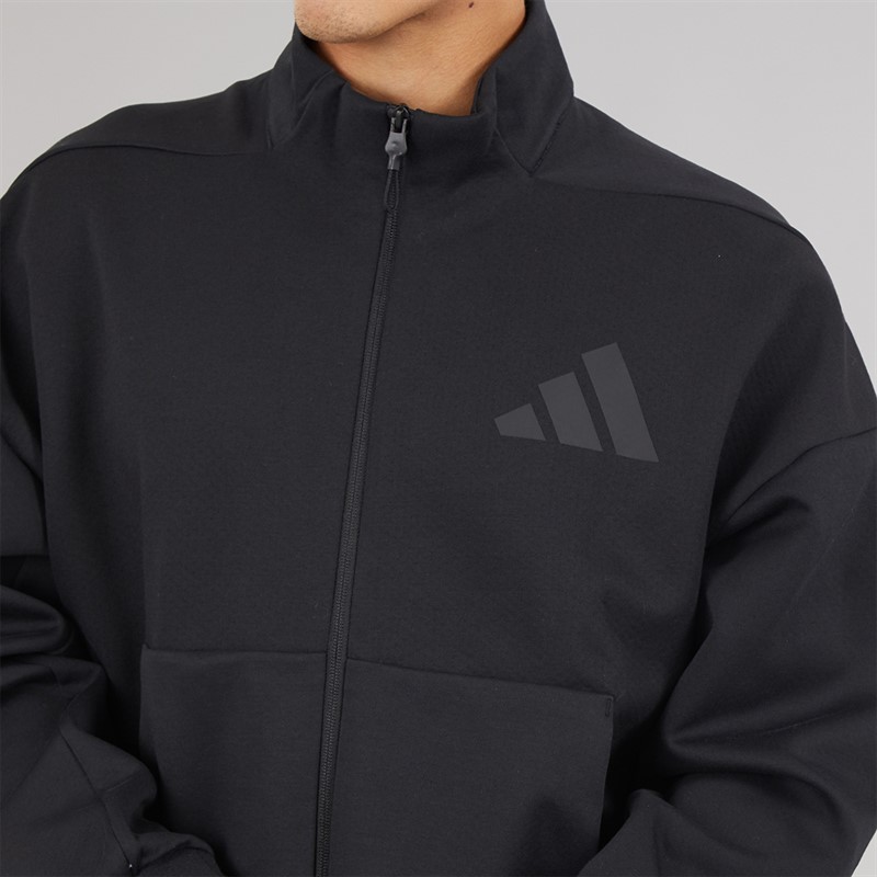 adidas Mens Z.N.E Full Zip Track Top Black