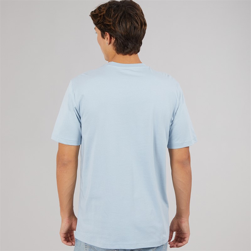adidas Mens Codes Linear Graphic T-Shirt Wonder Blue