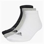 adidas Sportswear Cushioned Three Pack Low Cut Ankle Socks Medium Grey Heather/White/Black