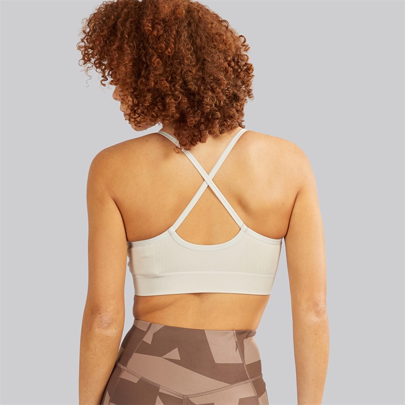 adidas Womens Workout Essentials Knit Light Support Sports Bra Wonder Alumina