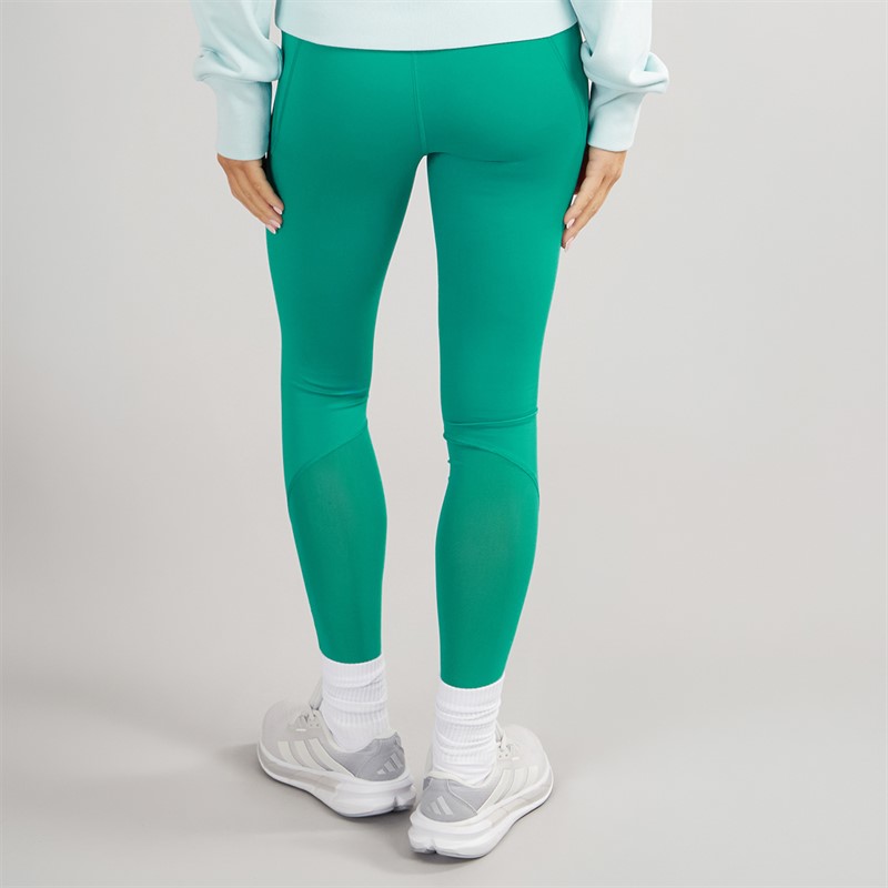adidas Womens Techfit Stash Pocket Full Length Leggings Preloved Teal
