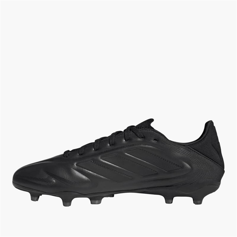 adidas Mens Copa Pure 3 Pro Black Pack FG Firm Ground Football Boots Core Black/Core Black/Iron Metallic