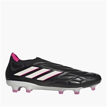 adidas Herren Copa Pure+ Schnürlose Own Your Football Pack FG Kunstrasen Fußballschuhe Core Black/Zero Metalic/Team Shock Pink