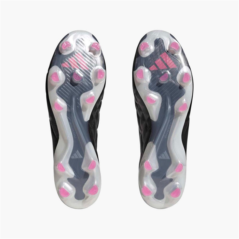 adidas Herren Copa Pure+ Schnürlose Own Your Football Pack FG Kunstrasen Fußballschuhe Core Black/Zero Metalic/Team Shock Pink