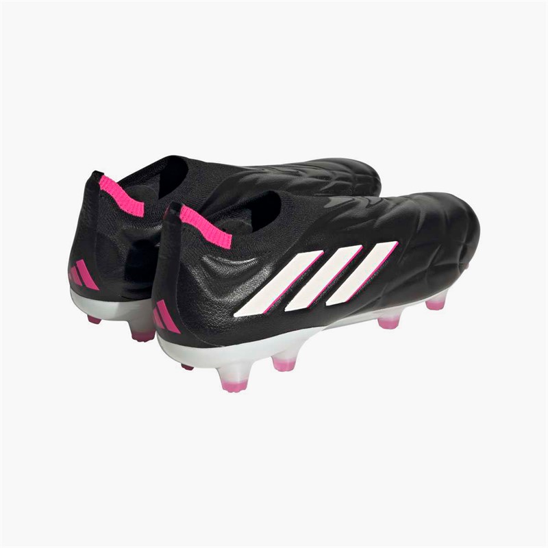 adidas Herren Copa Pure+ Schnürlose Own Your Football Pack FG Kunstrasen Fußballschuhe Core Black/Zero Metalic/Team Shock Pink