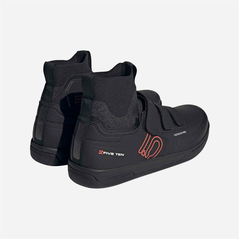 adidas Five Ten Freerider Pro Mid Mountain Bike Shoes Core Black/Solar Red/Grey Heather