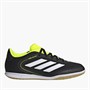 adidas Junior Copa Court League IN Indoor Football Boots Core Black/Cloud White/Lucid Lemon